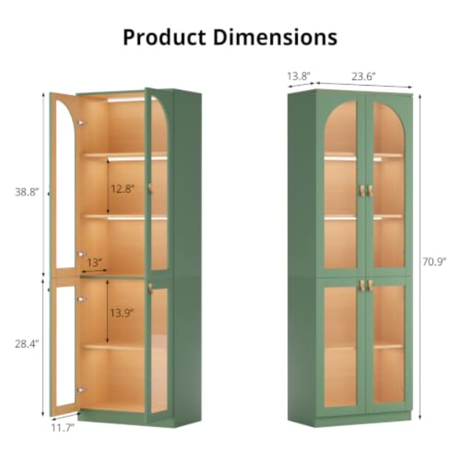 Шкаф-витрина для гостиной/офис – обзор и цена Glass Cabinet Display