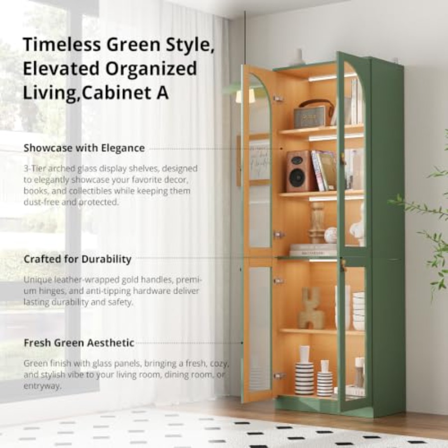 Шкаф-витрина для гостиной/офис – обзор и цена Glass Cabinet Display