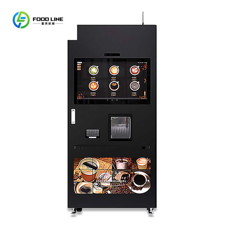 Новый Умный Коммерческий Кофем – обзор и цена Vending Machine Qr Code