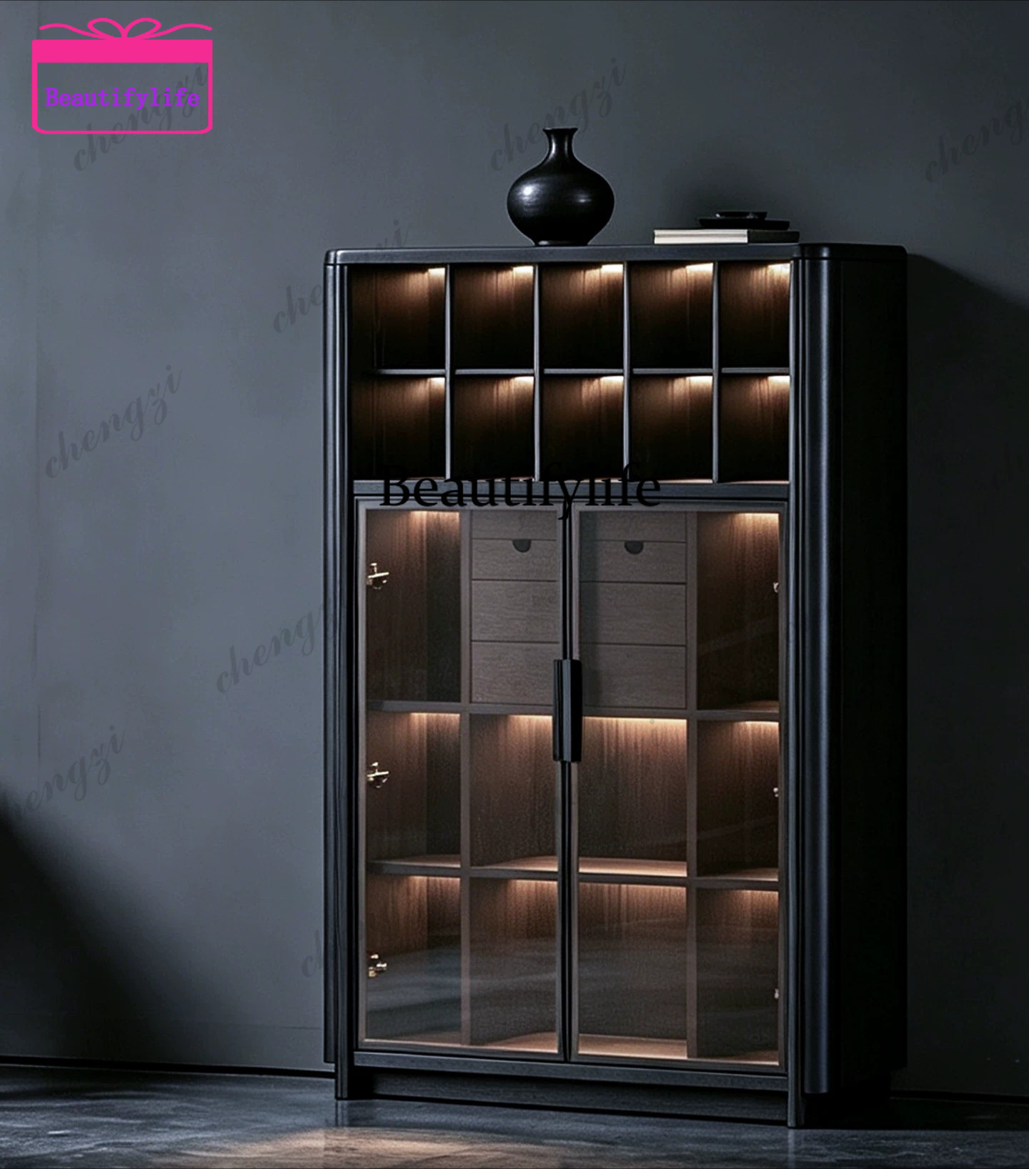 a55 Итальянский минималистский – обзор и цена Glass Cabinet Display