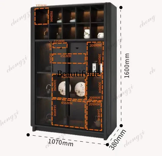 a55 Итальянский минималистский – обзор и цена Glass Cabinet Display